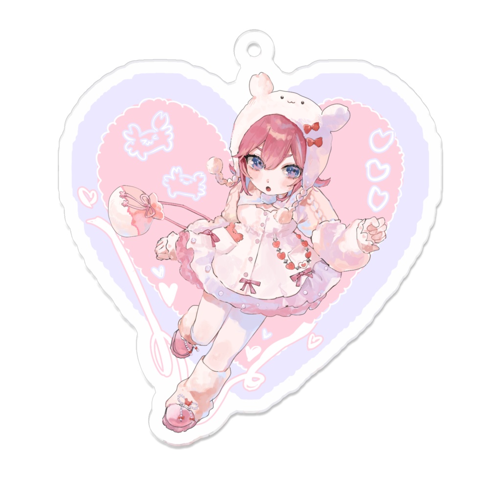 もこかにアクリルキーホルダー