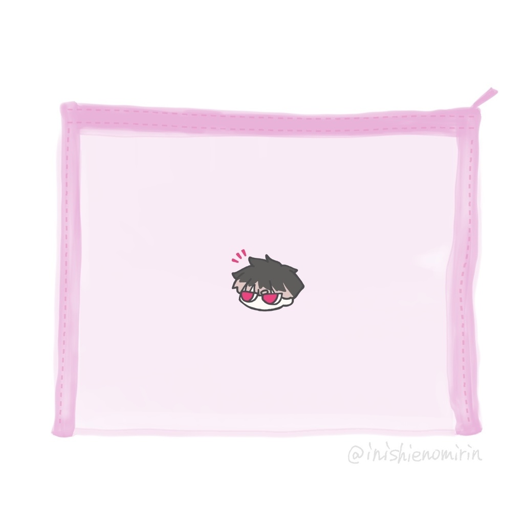 刺繍メッシュポーチ