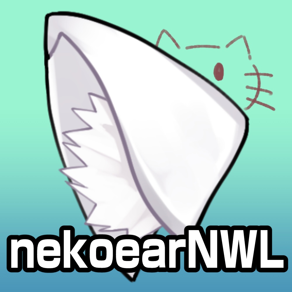 【VTS】ネコミミ&しっぽ Live2dアイテム・cmo3