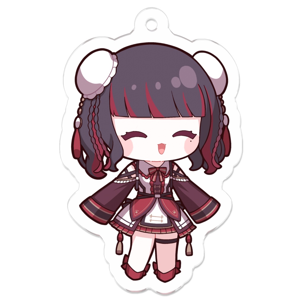 ぽんぽんアクリルキーホルダー
