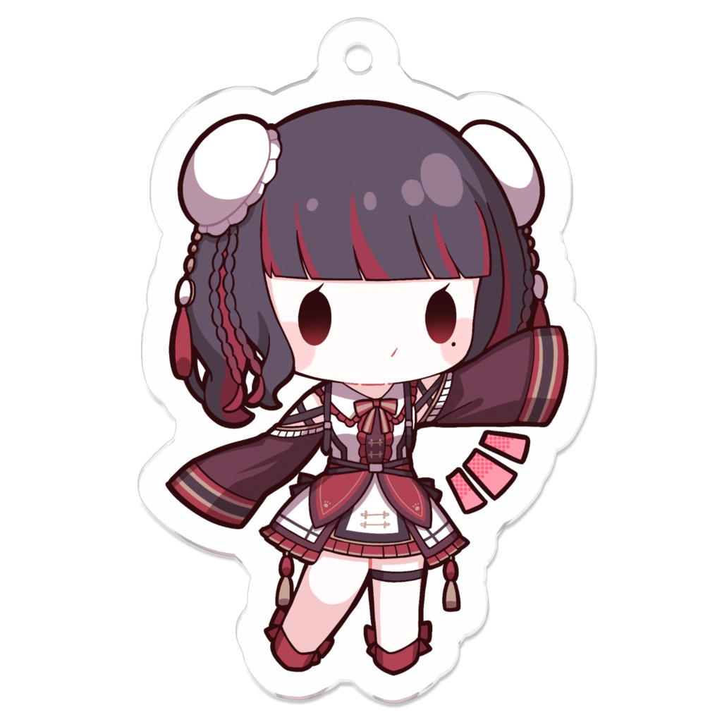 ぽんぽんアクリルキーホルダー