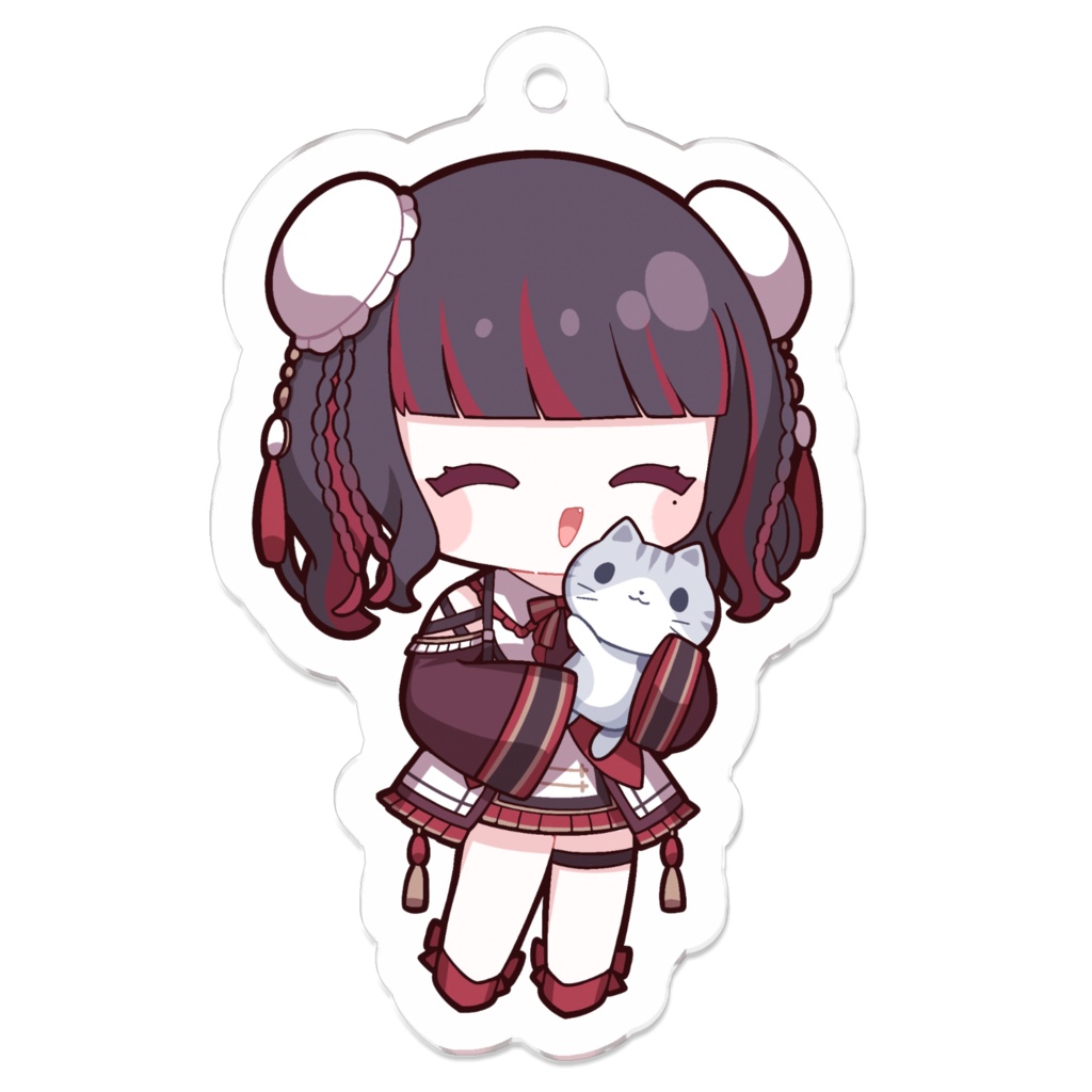 ぽんぽんアクリルキーホルダー