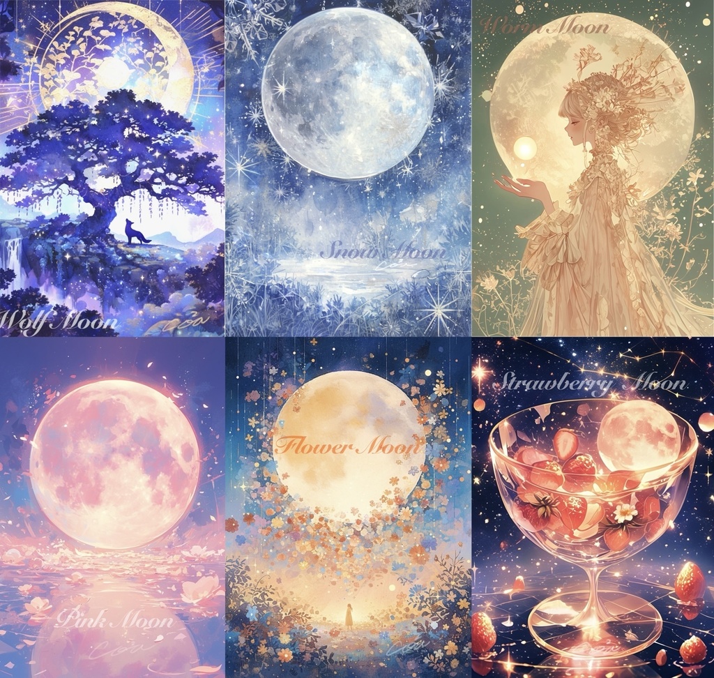 Moon カレンダー 2025年