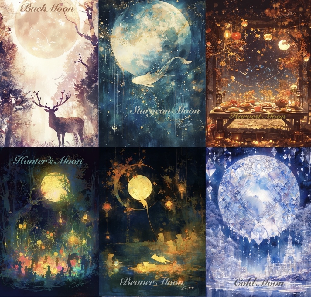 Moon カレンダー 2025年