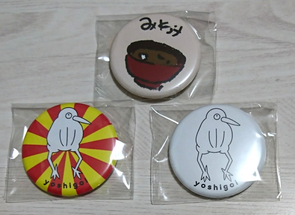 缶バッジ-コミカル