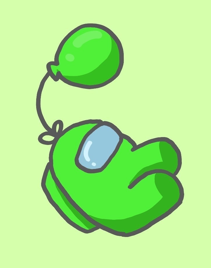 あもあすクルー缶バッジ(ライム)