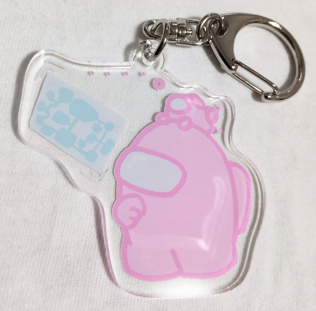 あもあすクルーアクリルキーホルダー