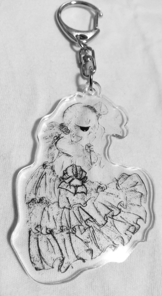 単眼娘アクリルキーホルダー