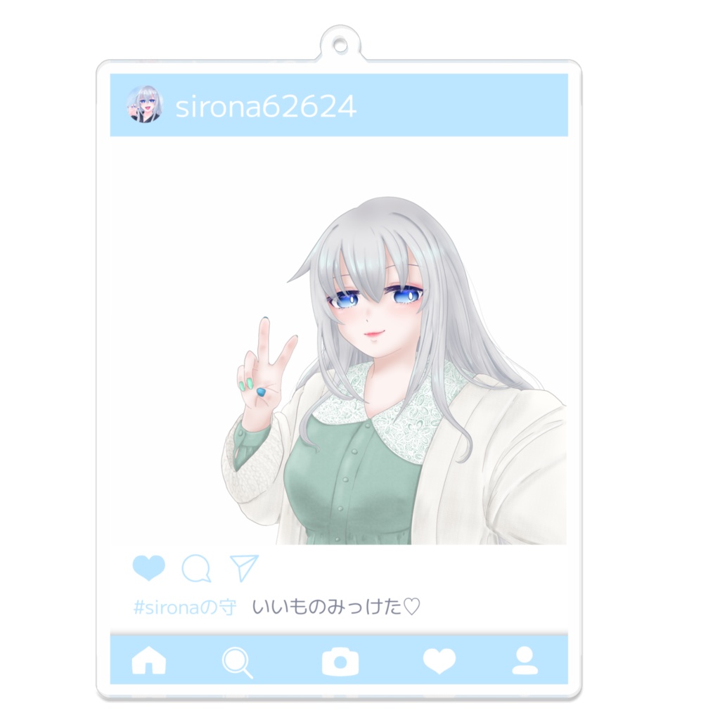 sirona[SNS風アクリルキーホルダー]