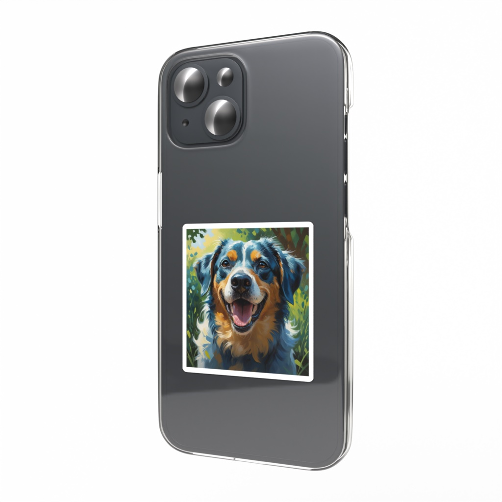 モネ風_愛犬ステッカー
