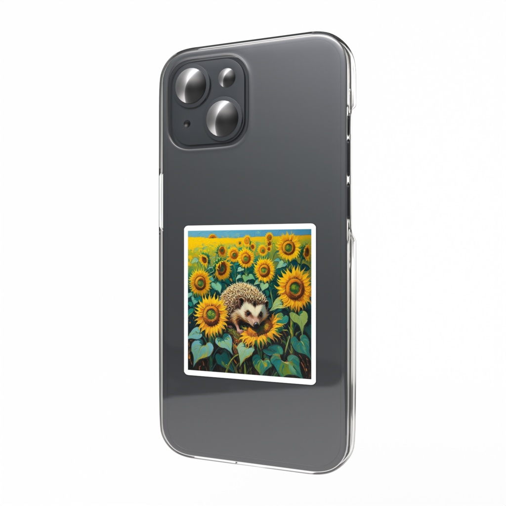 ゴッホ風_ハムスターステッカー3