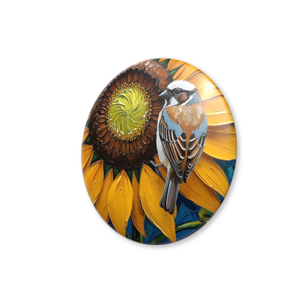 ゴッホ風_小鳥缶バッチ