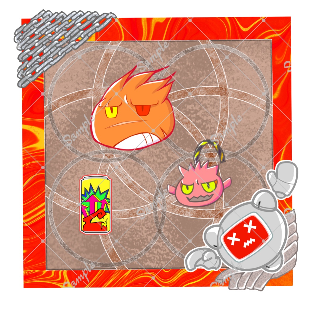 ブルートボンバーシャカシャカアクキー