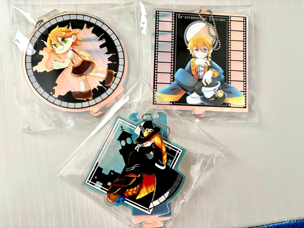 『ゾートロープにもう一度』『微睡む災華に輪をかけて』 NPCアクリルスタンド