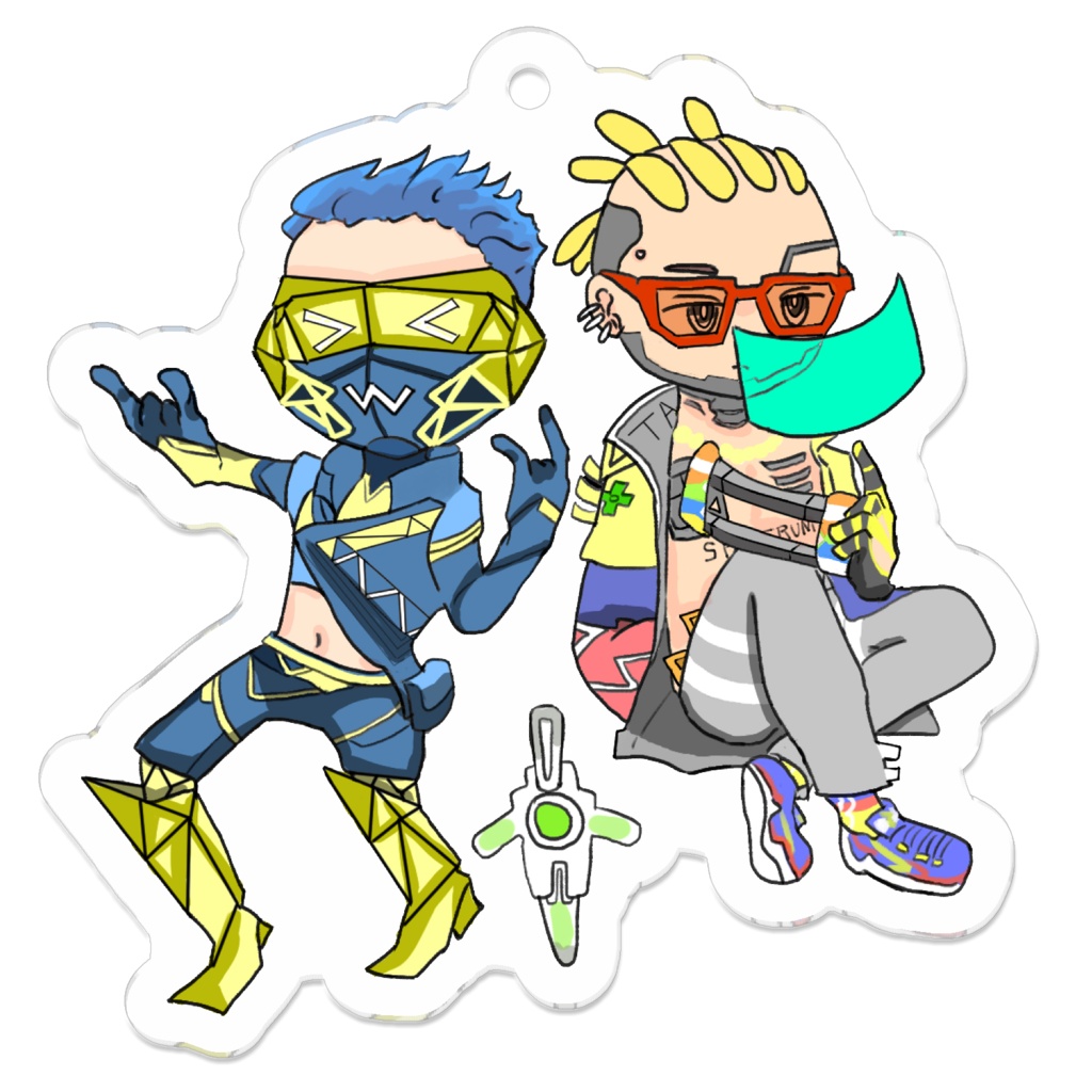 ファスファ×ハイプちゃんアクキー