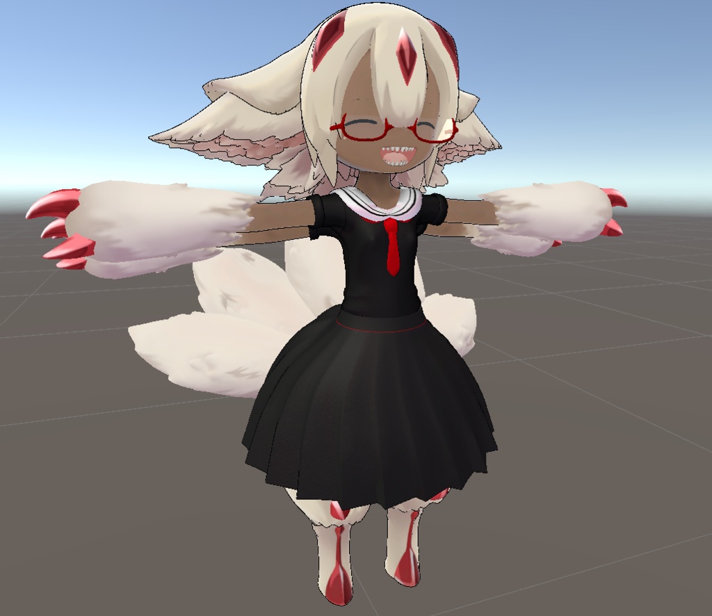 Black Scholar Uniform Sosu (Faputa's Costume Only)