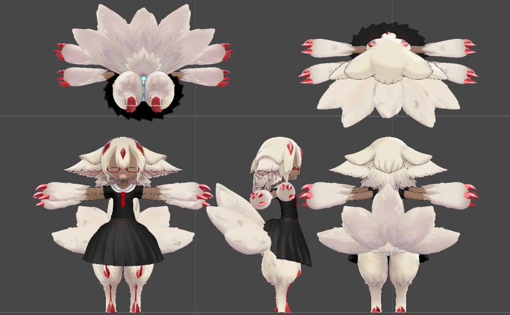 Black Scholar Uniform Sosu (Faputa's Costume Only)