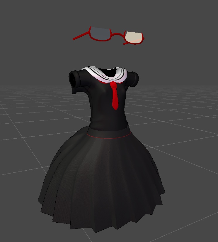 Black Scholar Uniform Sosu (Faputa's Costume Only)