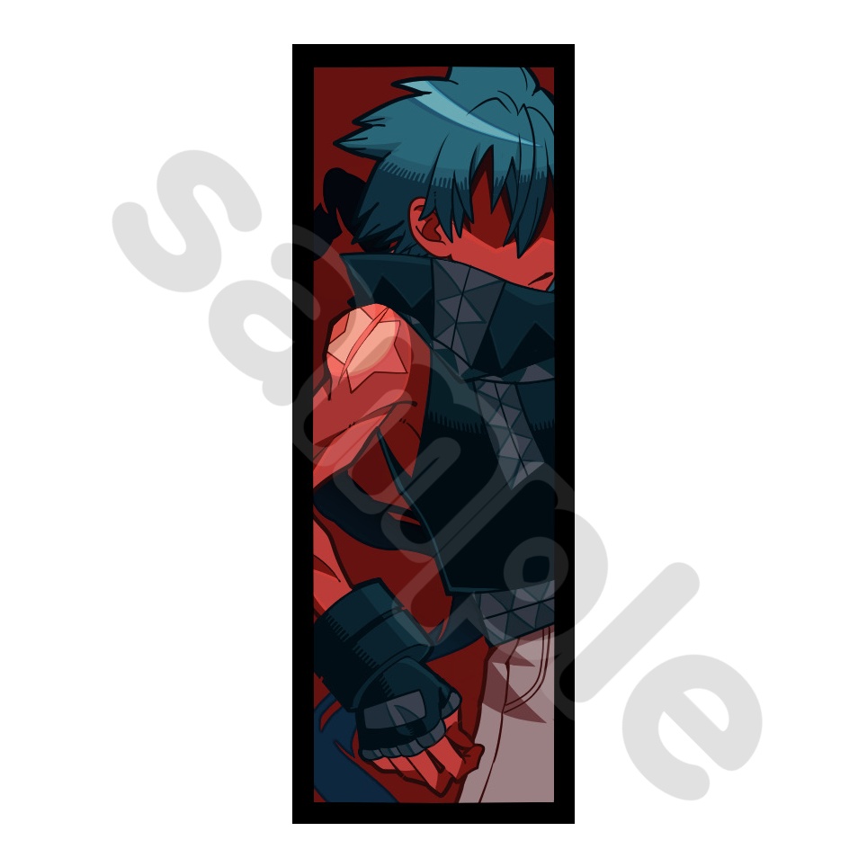 ブラックスター&椿・シールセット