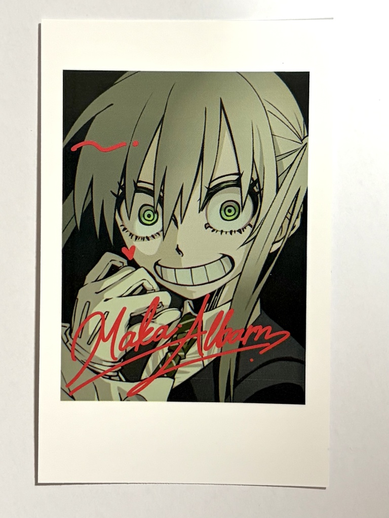 マカ＝アルバーンチェキ風カード