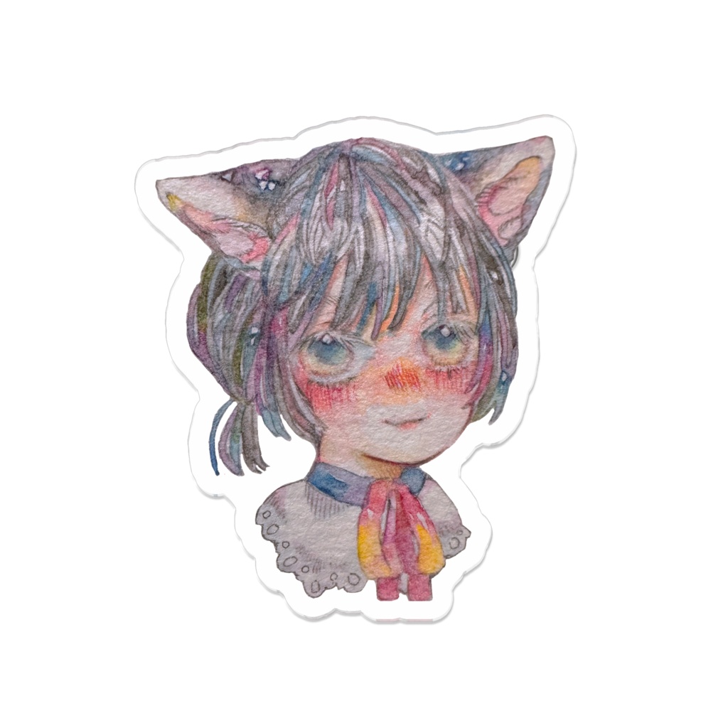 僕の黒猫 アクリルバッジ