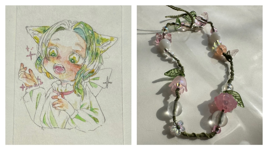 アクセサリー付き ミニ原画