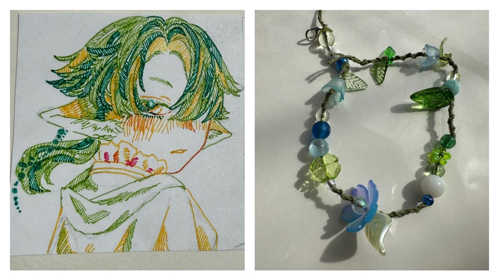 アクセサリー付き ミニ原画