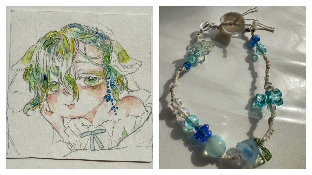 アクセサリー付き ミニ原画