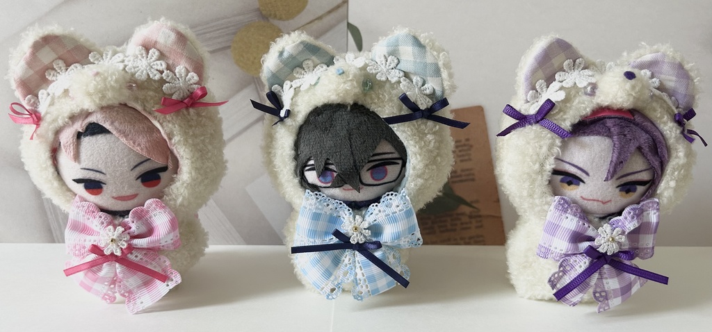 花冠のくまさんきぐるみ