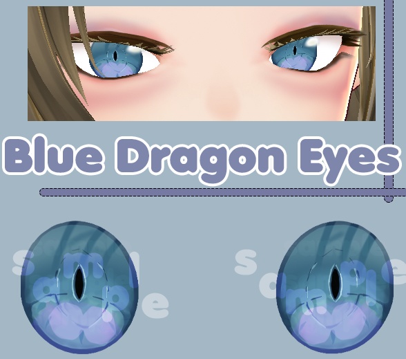 [Vroid] Blue Dragon 瞳