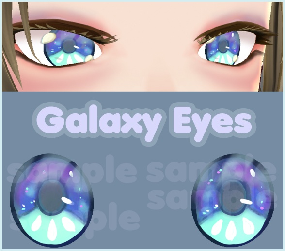 [Vroid 瞳] Galaxy Eyes