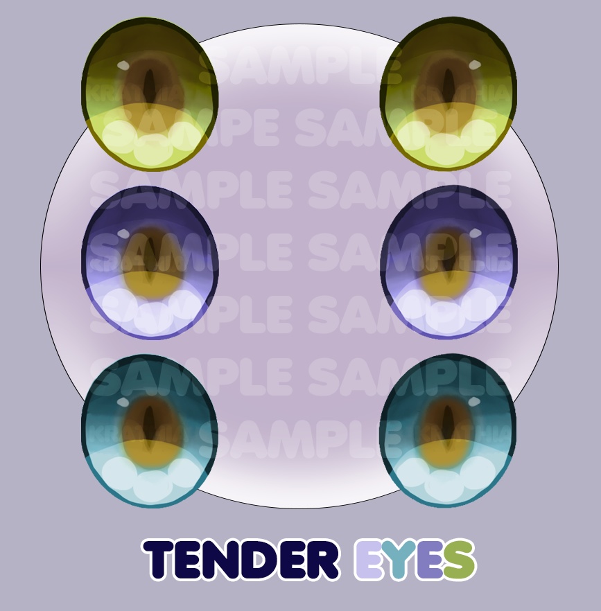 [Vroid 瞳] Tender Eyes