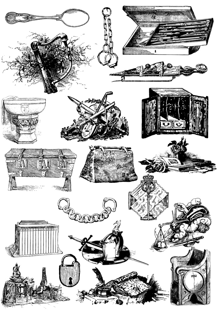 中世風素材「器具」20種類