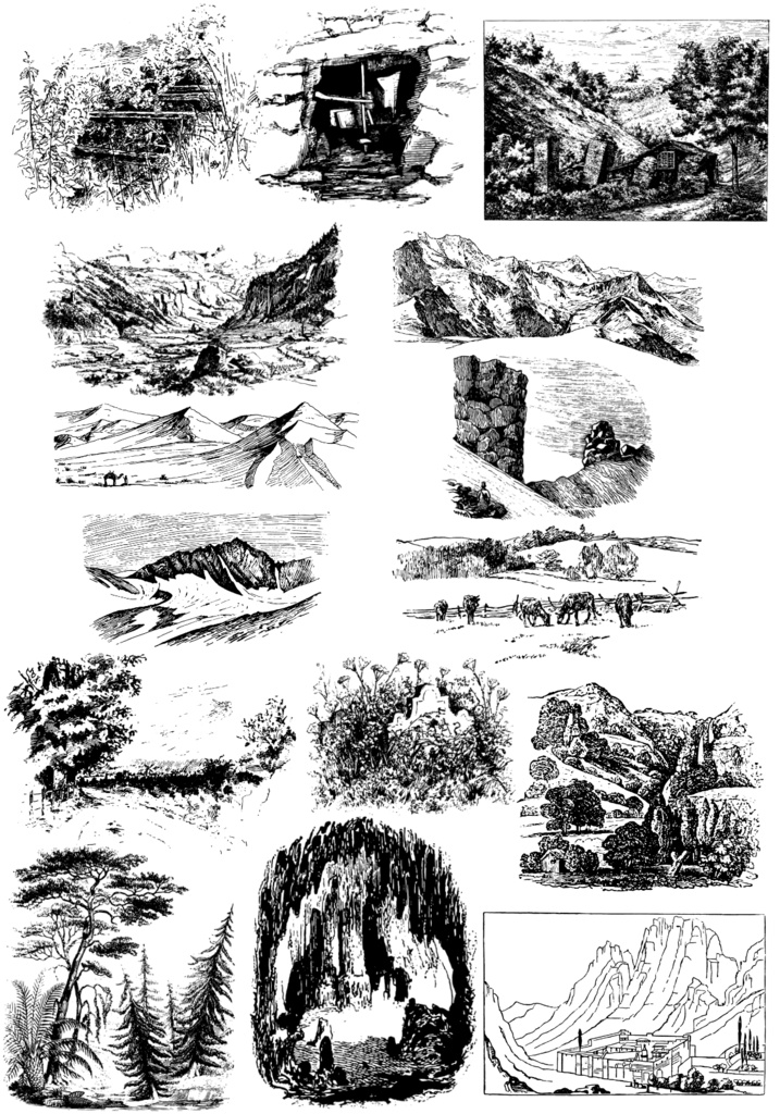 中世風素材「自然」15種類