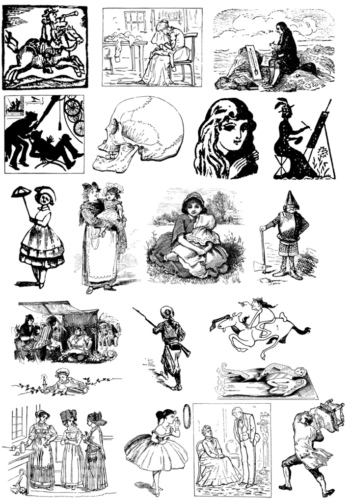 中世風素材「人物」20種類その2