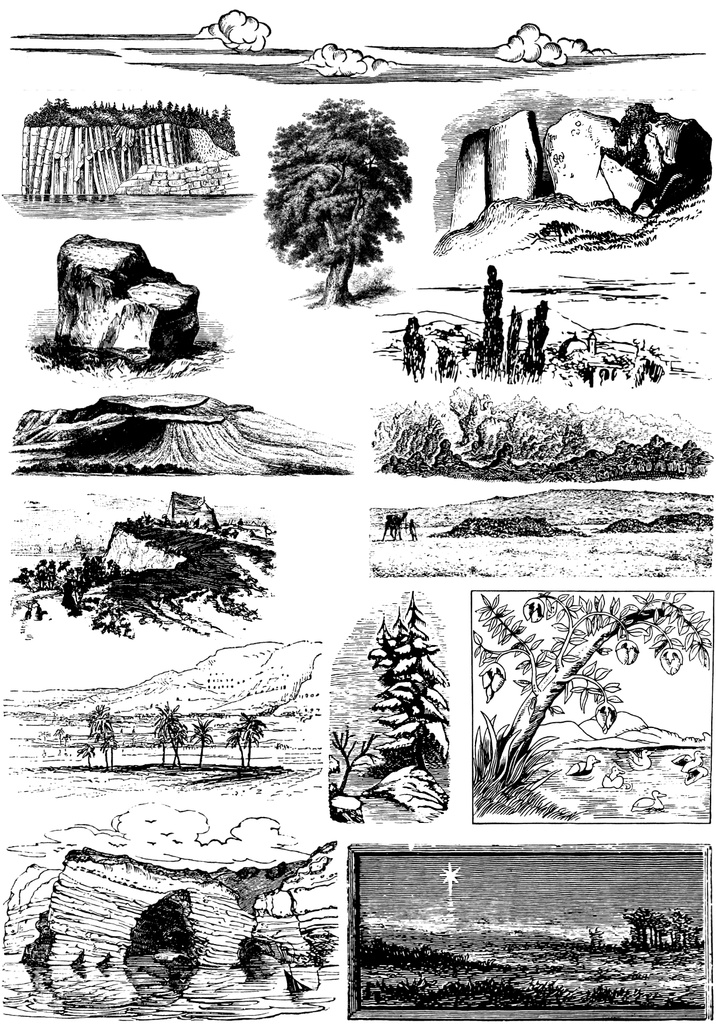 中世風素材「自然」15種類その2