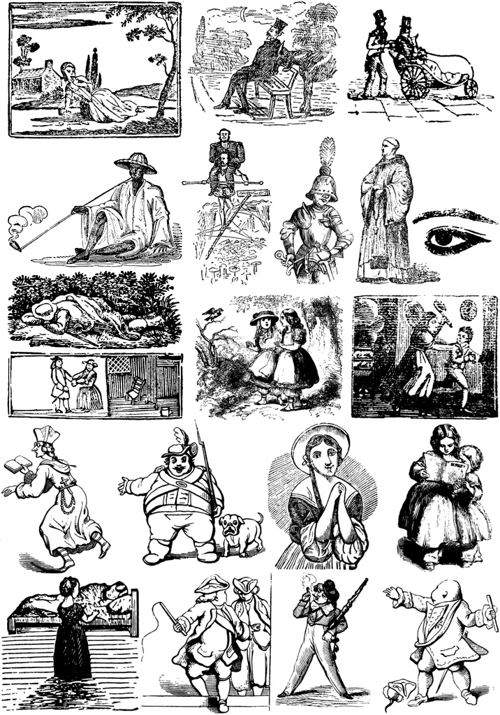 中世風素材「人物」20種類その3