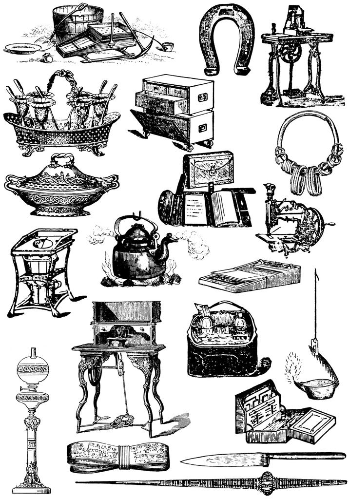 中世風素材「器具」100種類まとめ