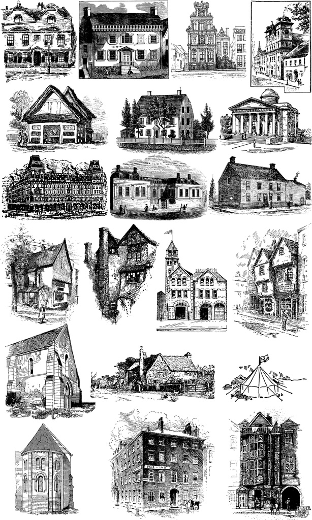 中世風素材「建物」20種類その5