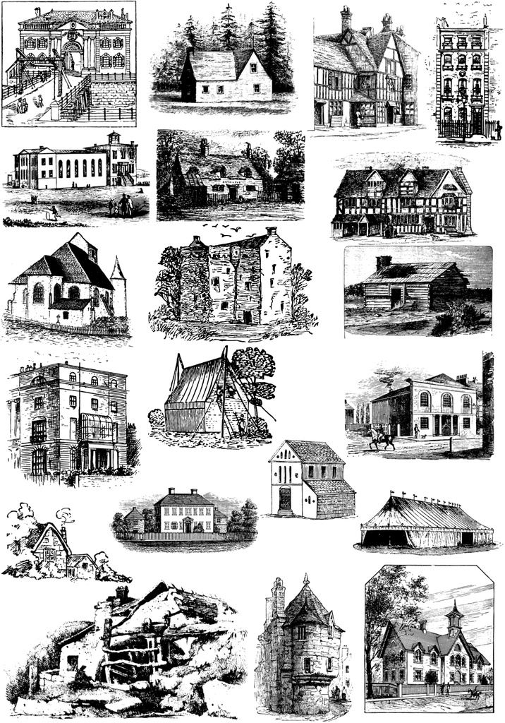 中世風素材「建物」100種類まとめ