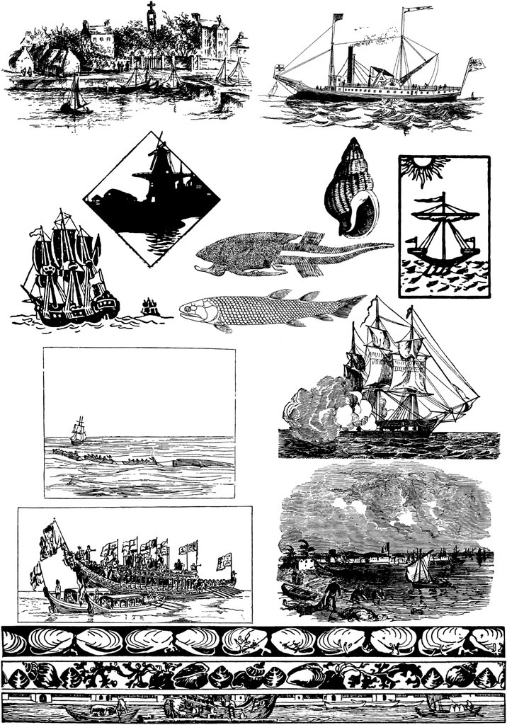 中世風素材「海」15種類その6