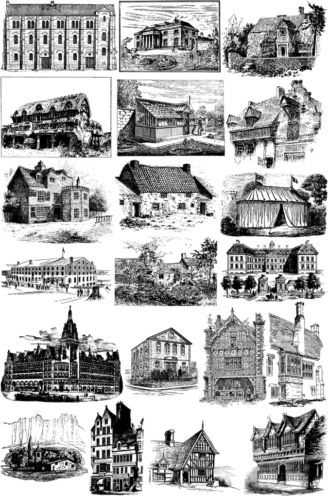 中世風素材「建物」20種類その6