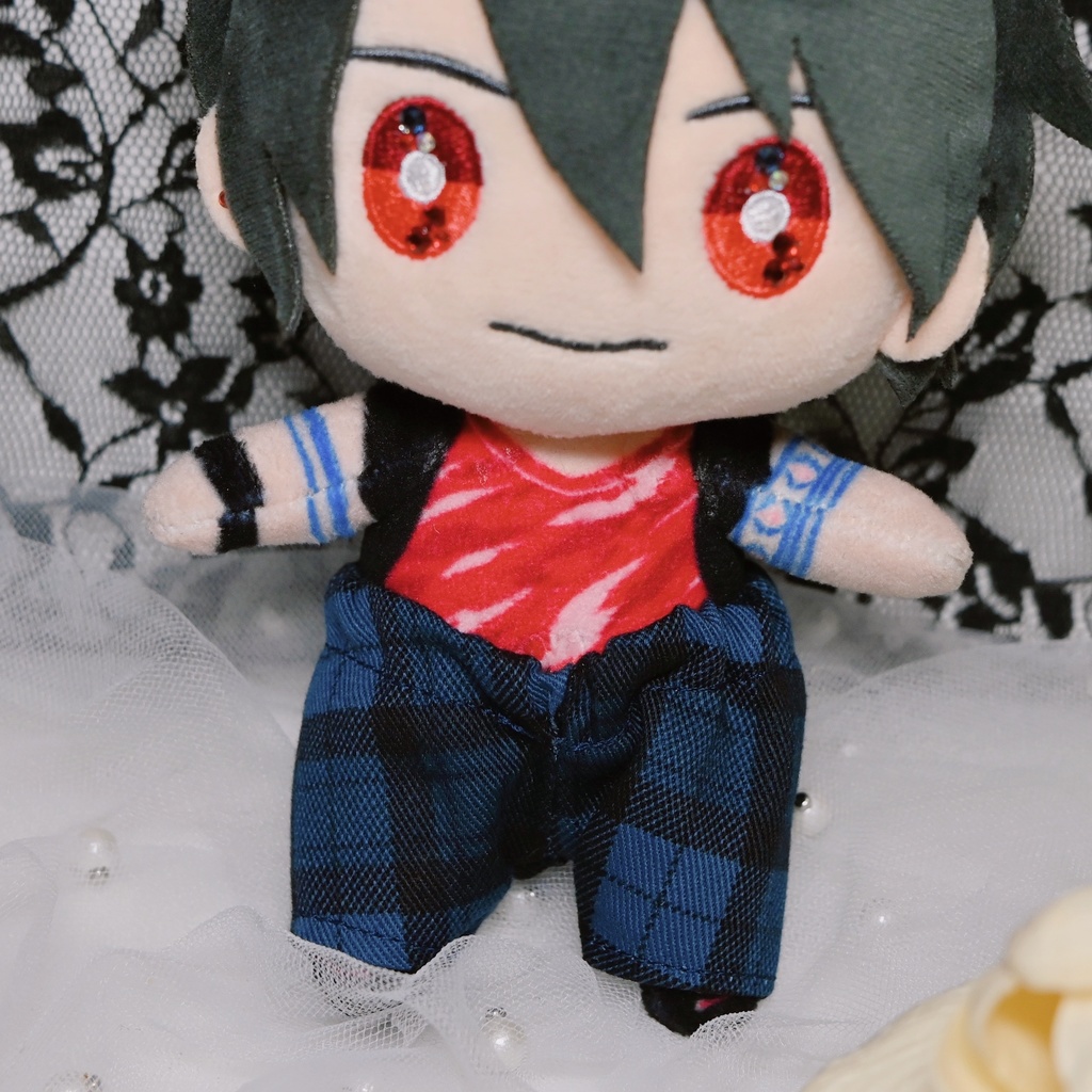 チェック柄パンツ