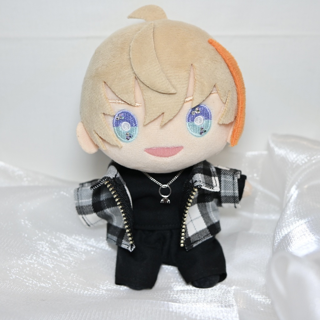 【16cm】チェックアウター&トップスセット