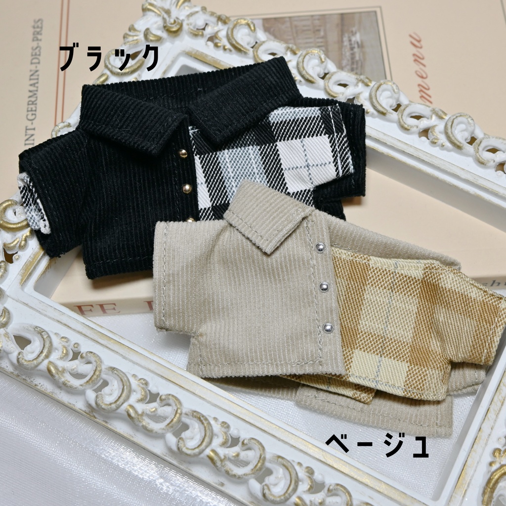 【16cm】コーデュロイシャツ&トップスセット