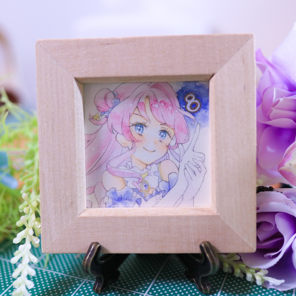 ミニ原画　蝶乃舞花