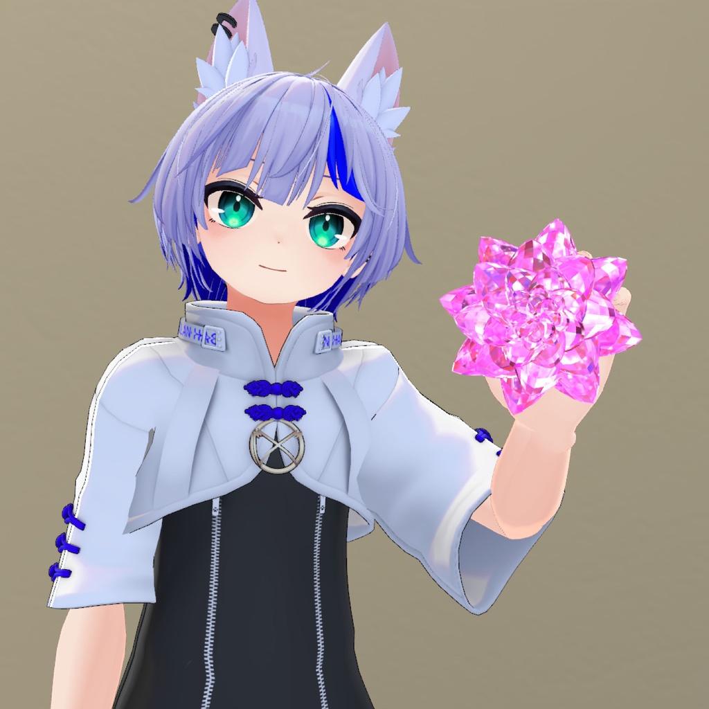 【つるギミック】胸のアクセサリーを手に取ったり頭につけたりするやつ