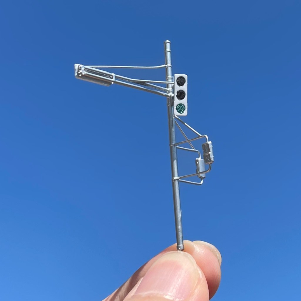 Nゲージ用 フラットLED信号機キット