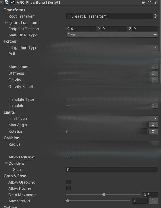 Shinra-breast-PHYS-SETTING-신라 가슴 피직스본 세팅