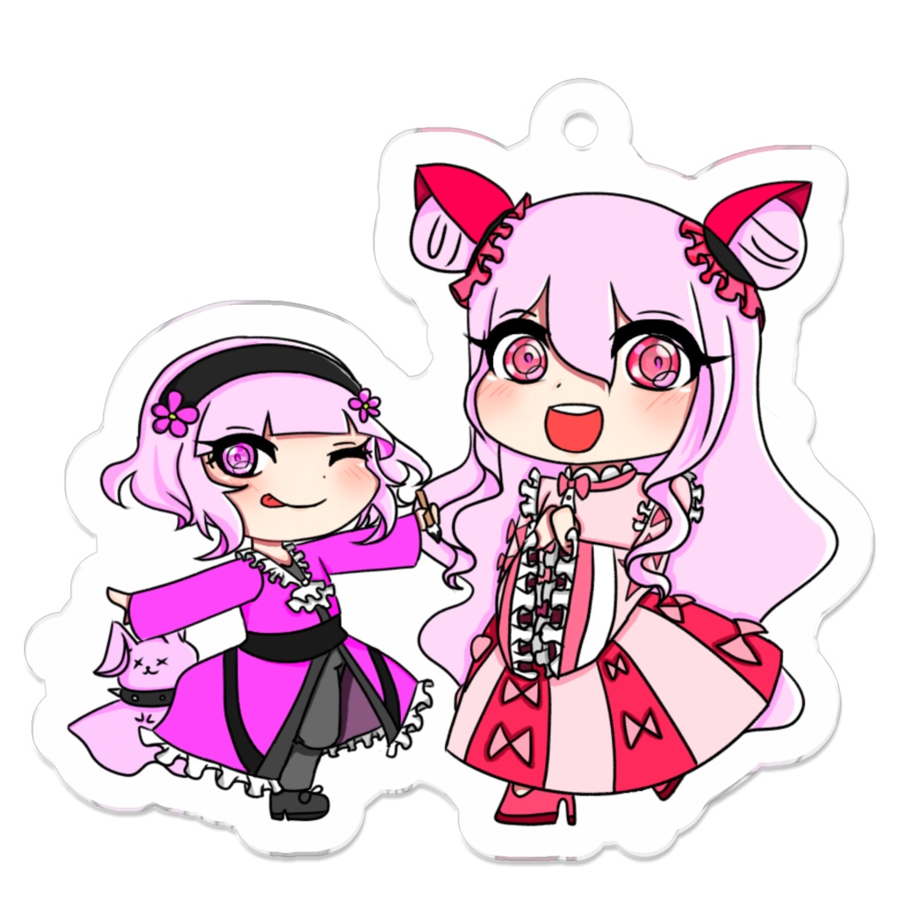 アクリルキーホルダー(夢羽・ゆきりん)